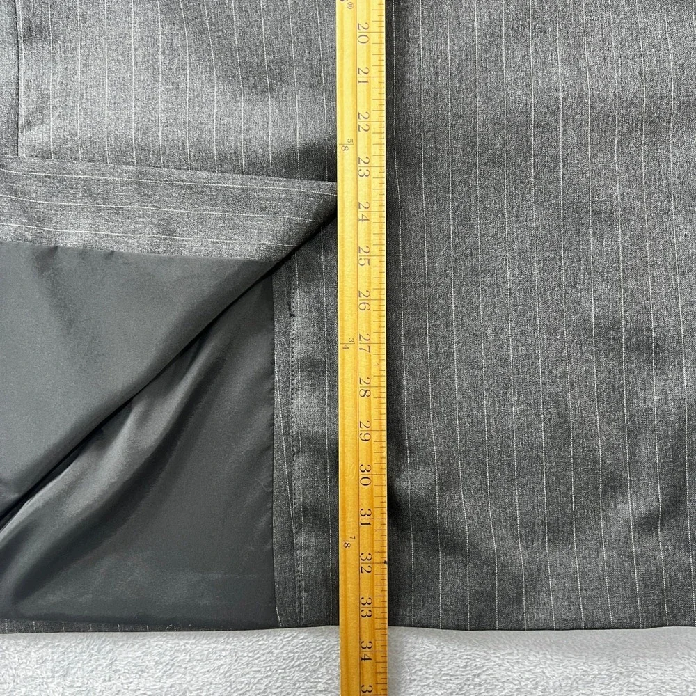 Vintage Lauren Ralph Lauren‎ Men's 46L Pinstripe 100% Wool Blazer Union Canada